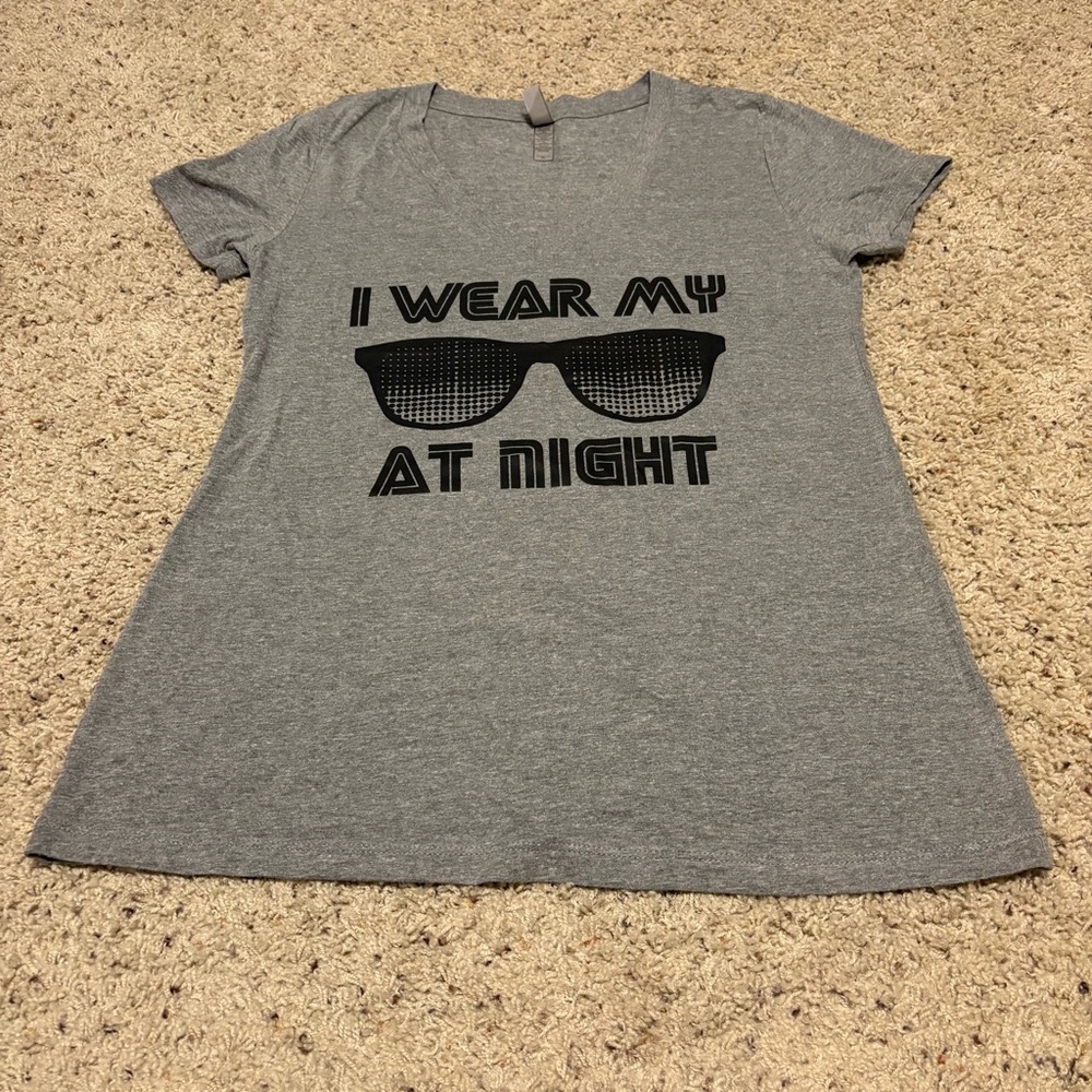 Next Level Apparel Heather Gray Graphic T-Shirt